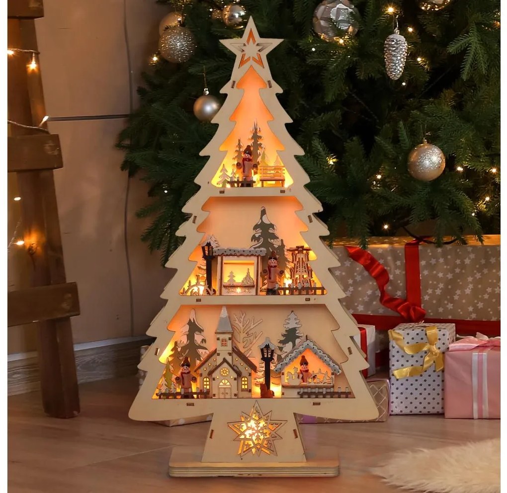 Brilagi - LED коледна декорация LED/3xAA елха