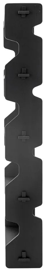 Черна библиотека от масивен бор 84x140x20 cm Savoya – Bloomingville