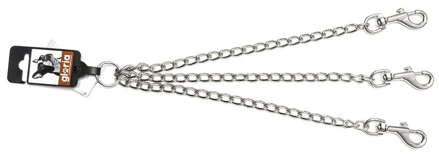 3 Dog Leash Coupler Gloria, Стомана, 2mm x 25 cm