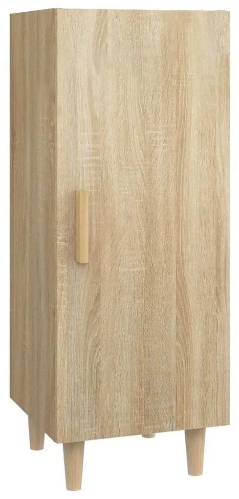 812324 vidaXL Сайдборд, дъб сонома, 34,5x34x90 см, инженерно дърво