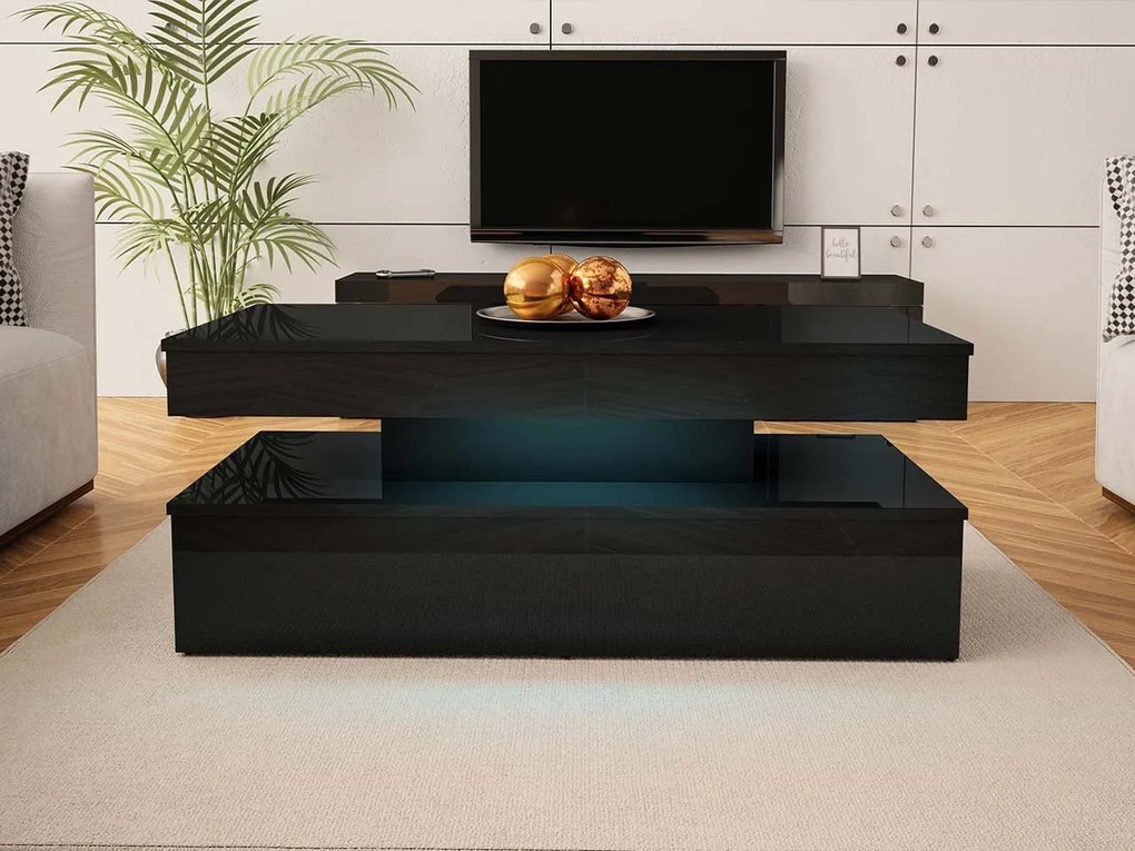 Масичка за кафе Glossa 2D с LED-Leuko-Leuko gualistero