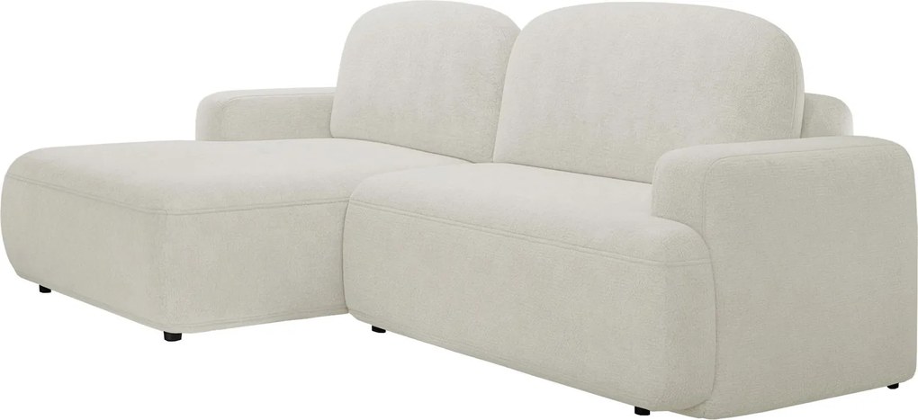 Ъглов диван Alivar-Бяло-Ляв