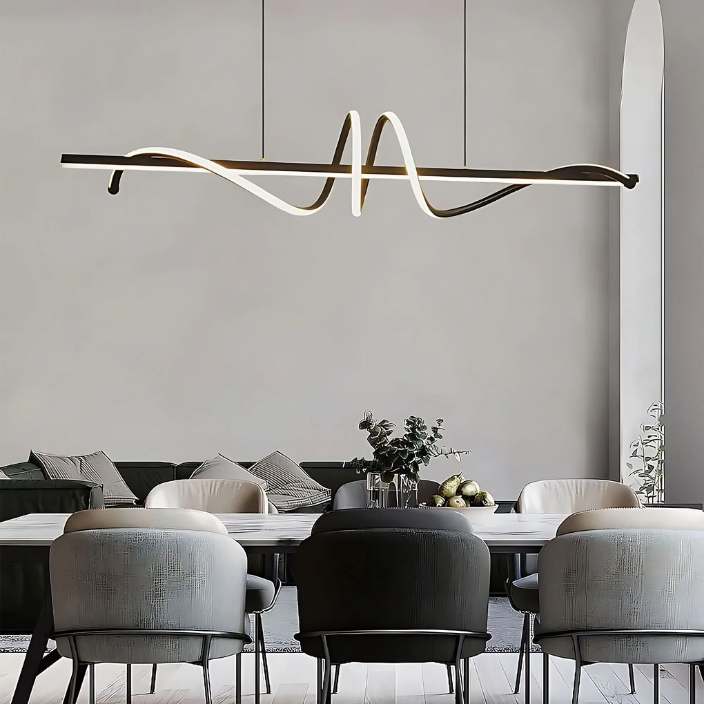 Lampa wisząca LHJ023-CP 120 cm BLACK