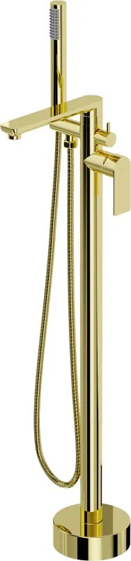 Mexen Leda свободностоящ смесител за вана, златен - 75633-50