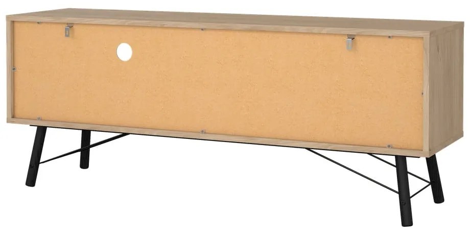 Маса за телевизор от дъбов декор в естествен цвят 150x60x40 cm Ry – Tvilum