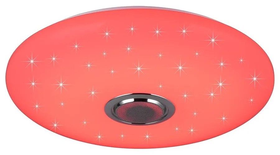 Бяло LED осветително тяло за таван ø 58 cm Musica – Trio