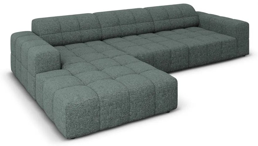 Тюркоазен ъглов диван (ляв ъгъл) Chicago - Cosmopolitan Design