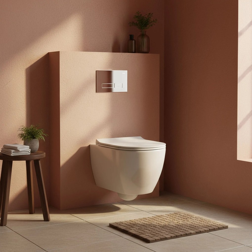 Комплект Структура за Вграждане за WC Slim 024N с Бутон HD Chrome