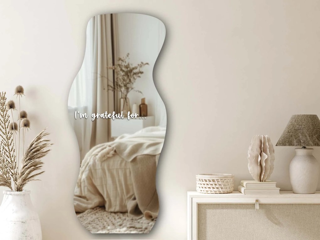 Стикер за огледало S29 – I’m grateful for... 89x12