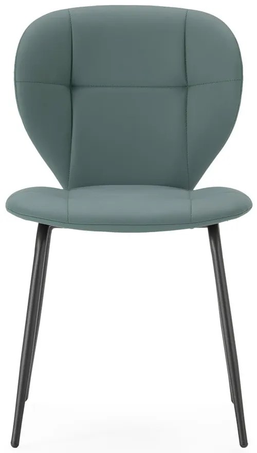 Тъмнозелени трапезни столове в комплект от 2 бр. Maura – Marckeric
