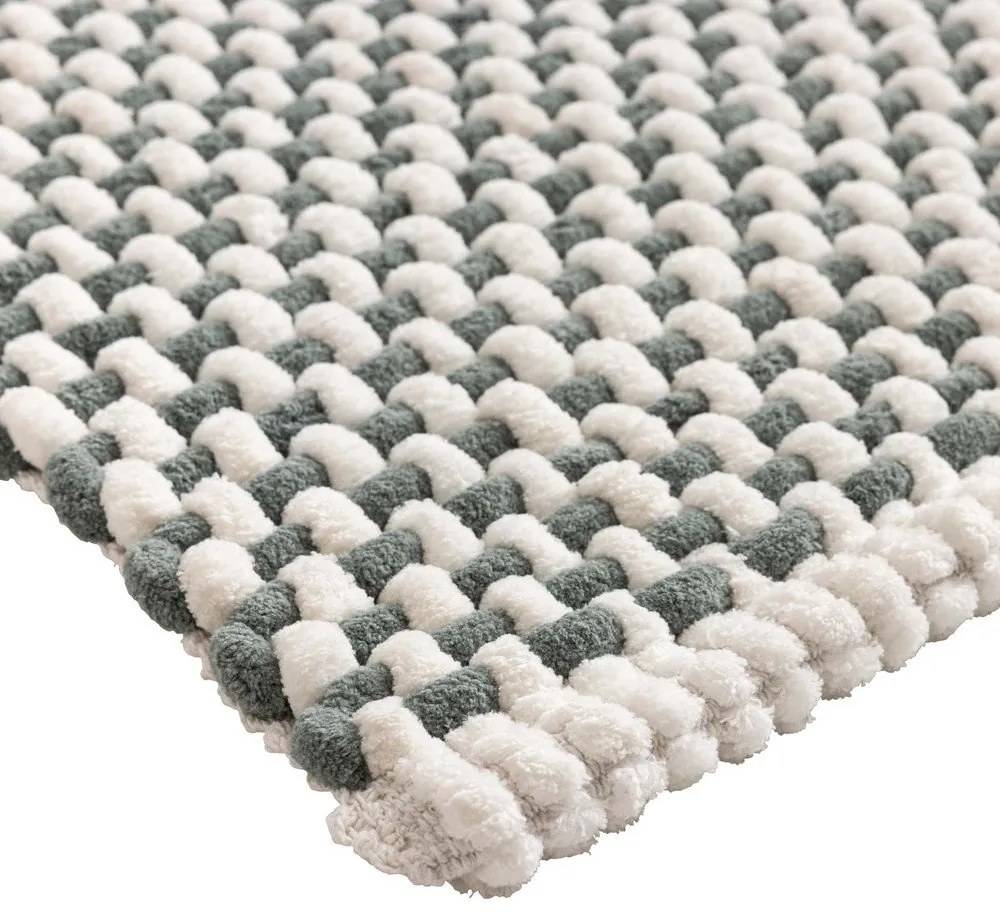 Зелен килим за баня 50x80 cm Rafael – douceur d'intérieur