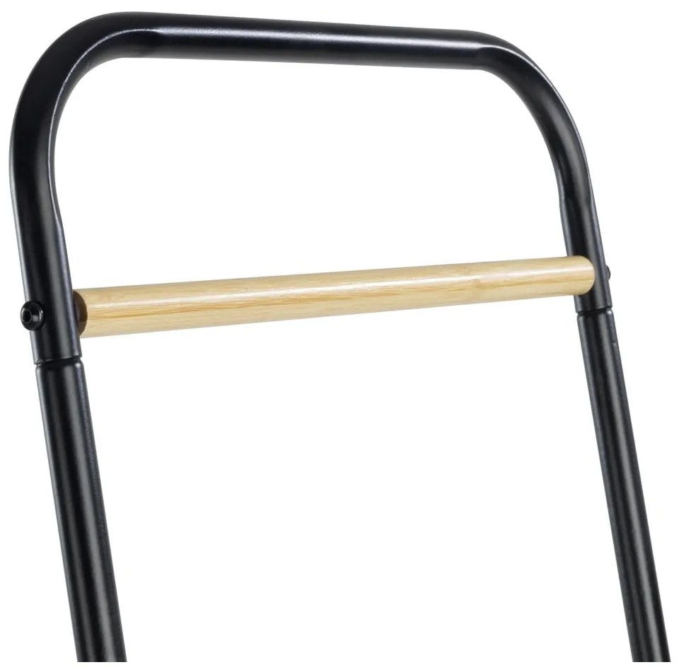 Черен метален стелаж за дрехи Surya - Wenko