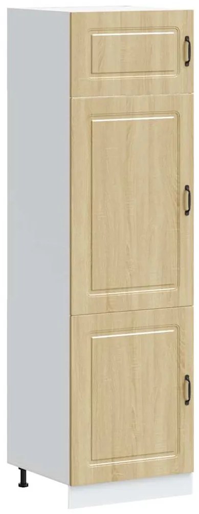 853630 vidaXL Кухненски шкаф, Kalmar, дъб сонома, инженерно дърво