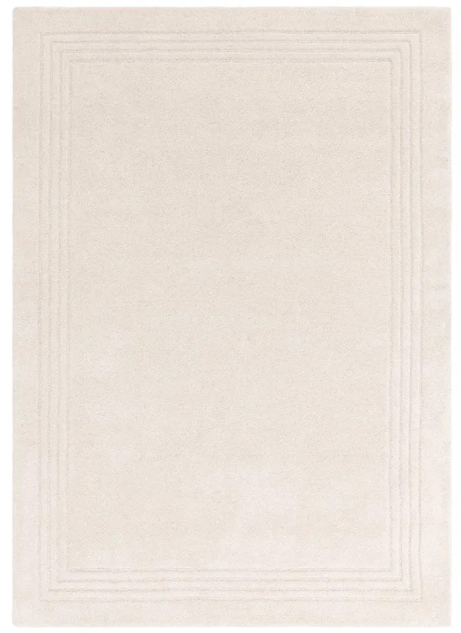 Ръчно изработен вълнен килим в цвят слонова кост 160x230 cm Orlo Ivory – Asiatic Carpets