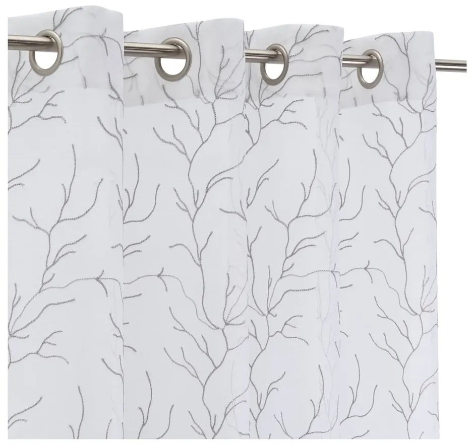 Бяло-сива завеса 140x260 cm Coral – Casa Selección