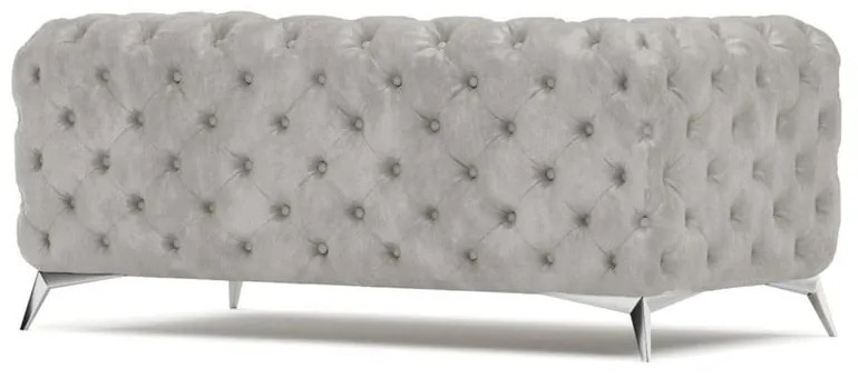 Светлосив кадифен диван 185 cm Chelsea – Ropez