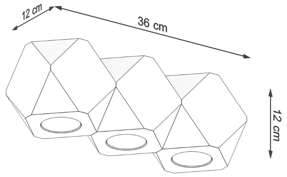 Прожектор в естествен цвят 12x36 cm Vige – Sollux