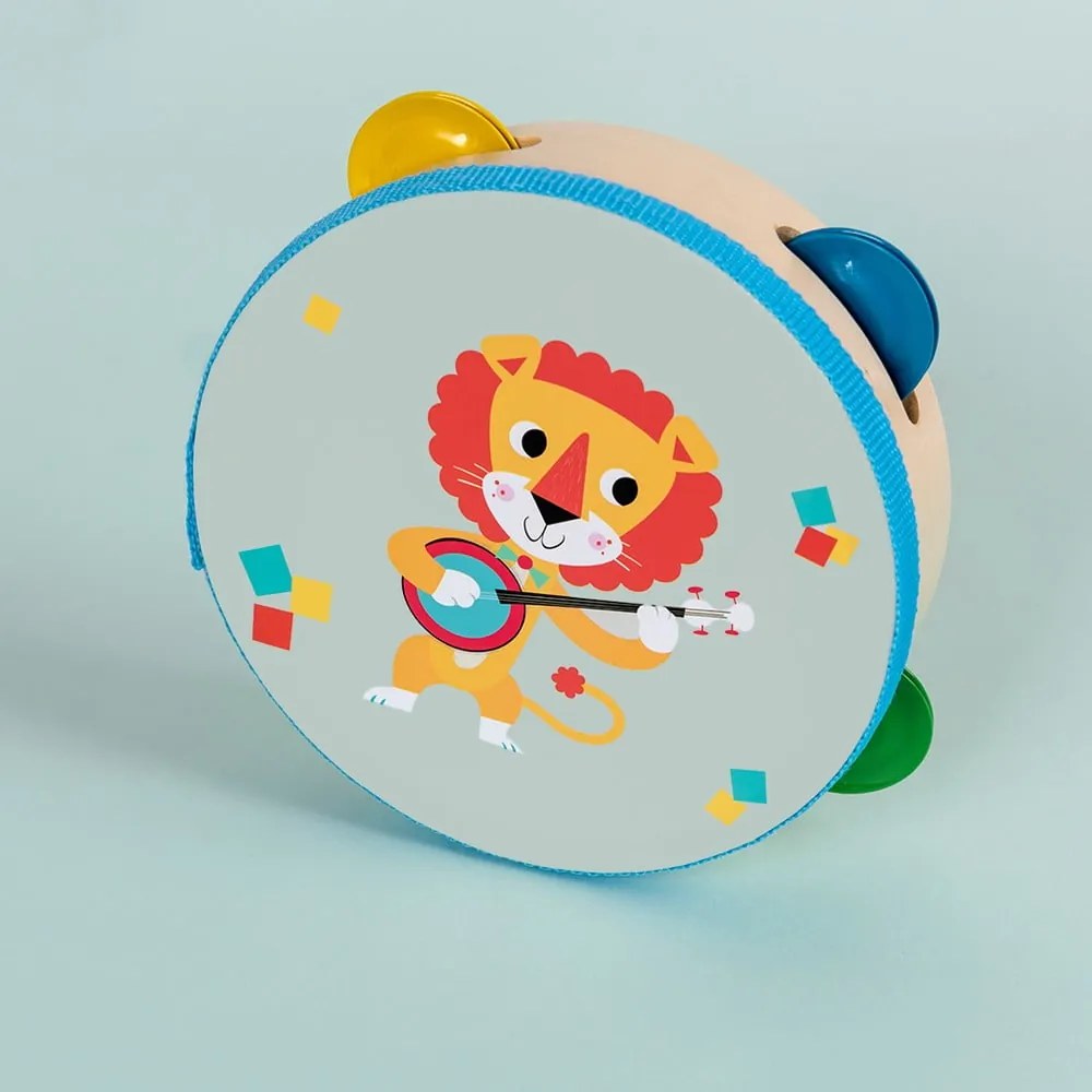 Музикална играчка Tambourine Animal Band – Rex London