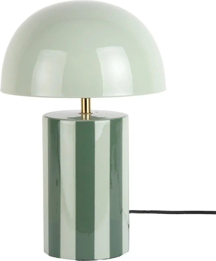 Зелена метална настолна лампа (височина 34 cm) Rayado – Leitmotiv