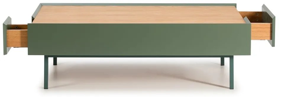 Зелена масичка за кафе Arista - Teulat