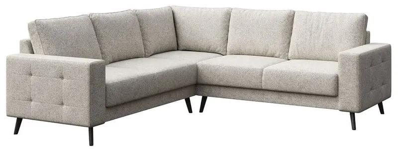 Кремав ъглов диван (променлива) Fynn - Ghado