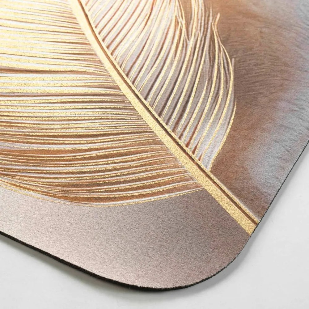 Светлокафяв килим за баня 50x80 cm Angelica – douceur d'intérieur