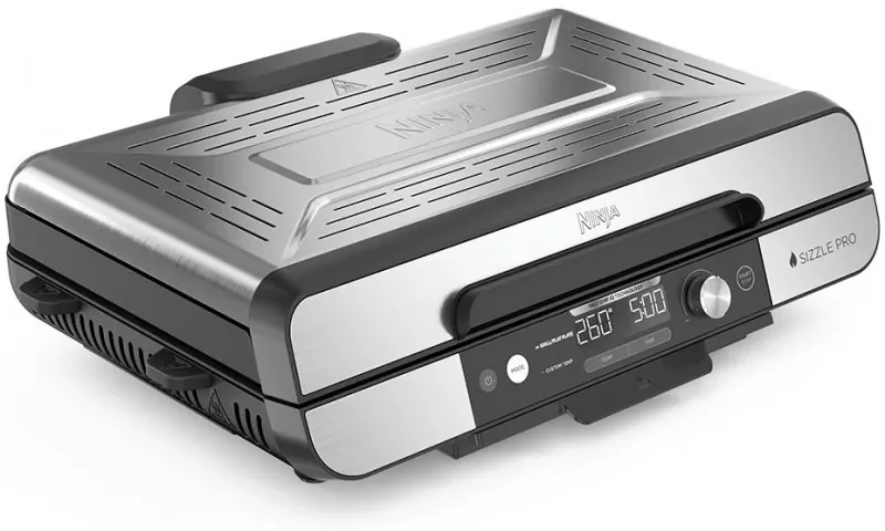 Електрически грил Ninja Sizzle Pro XL GX101EU, 1800W, 120°-260°C, 2 ...