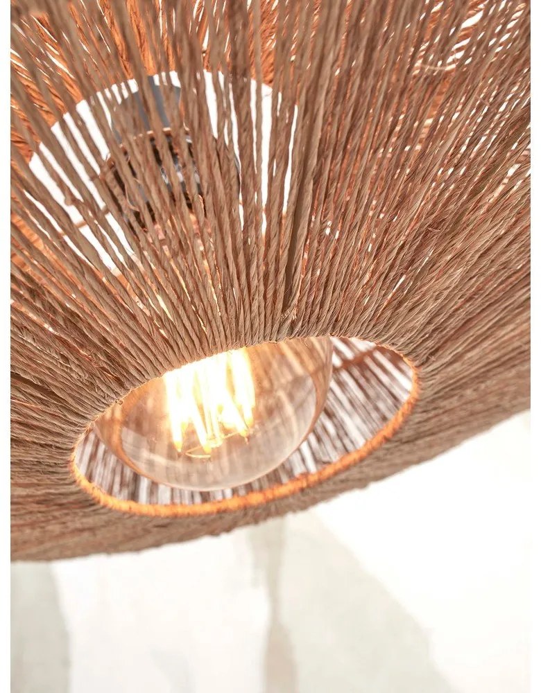 Висяща лампа с абажур от юта в естествен цвят ø 40 cm Iguazu - Good&Mojo