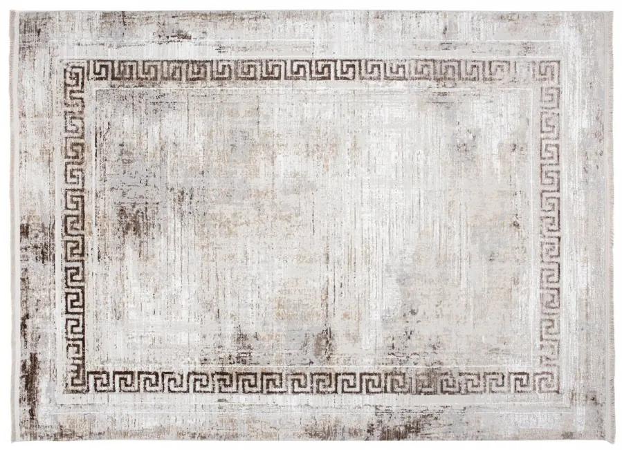 Дизайнерски винтидж килим с геометричен модел Ширина: 140 см | Дължина: 200 см