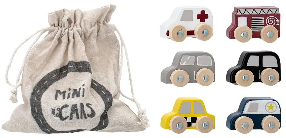 Дървени коли в комплект Avin - Bloomingville Mini