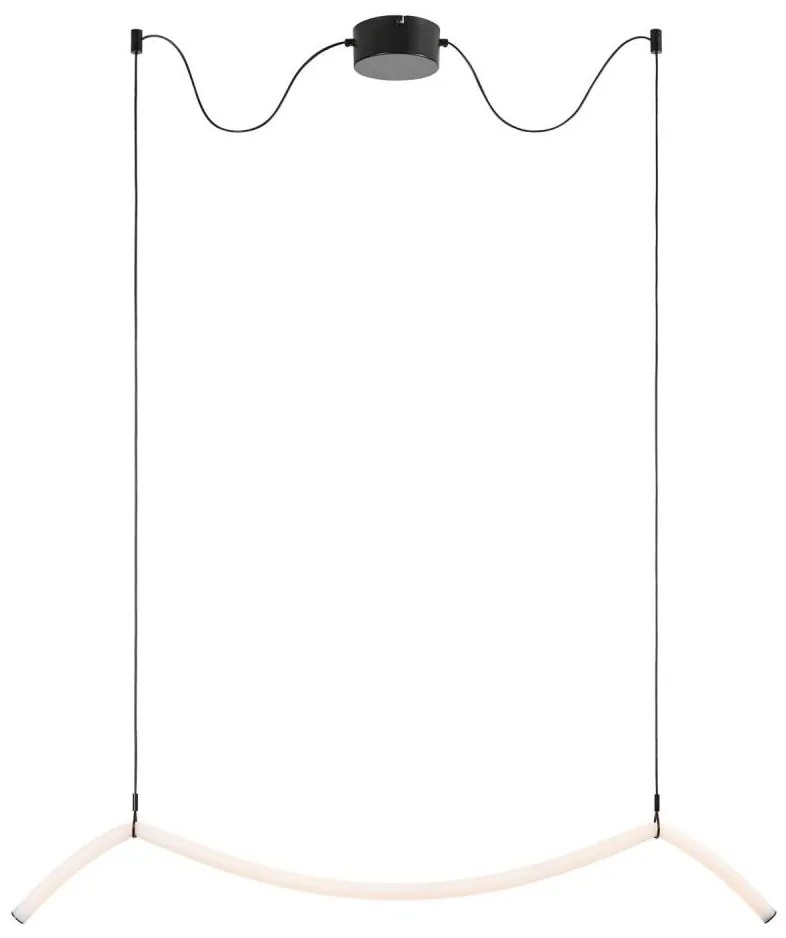 Markslöjd 108873 - Димируема висяща лампа на кабел MELT, LED/13W/230V, черна