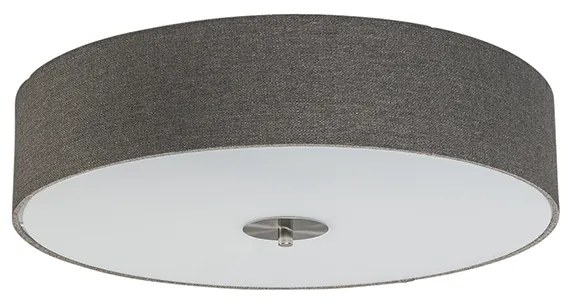 Ръстичен таванен аплик таупе 50 см - Drum Jute