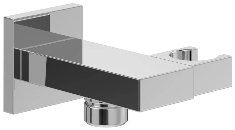 Villeroy & Boch TVC00046300061 - Ъглов държач за душ с извод, лъскав хром