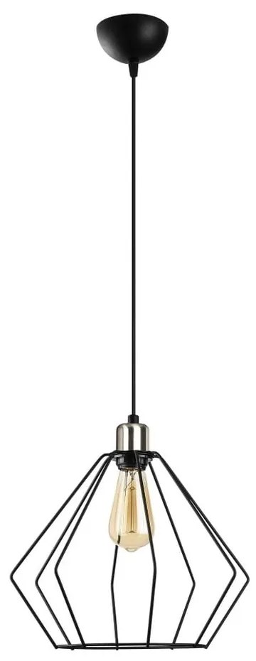 Черно метално висящо осветително тяло Opviq lights Aristea - Opviq lights