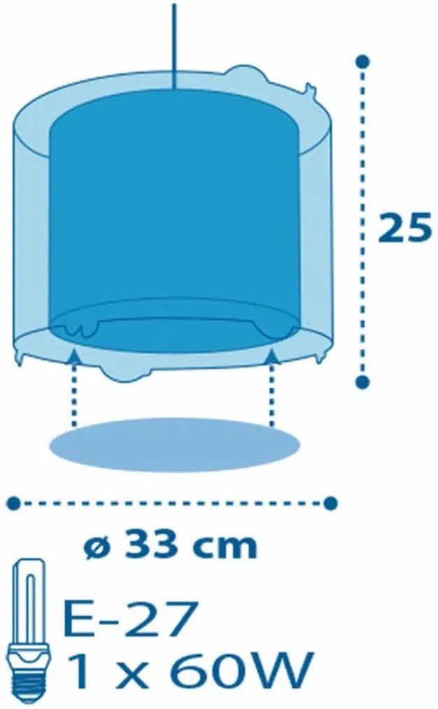 Покривна лампа Ango Clouds-Pink