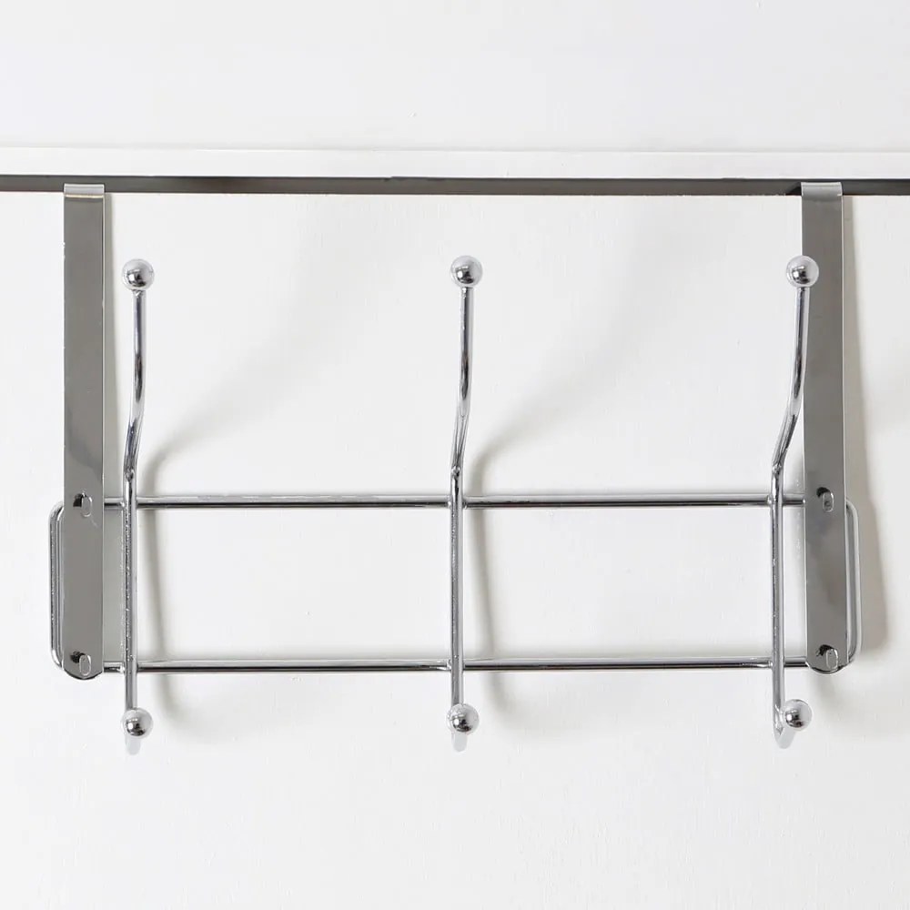 Метален стелаж за врата в сребристо 11 cm Chrome – Premier Housewares