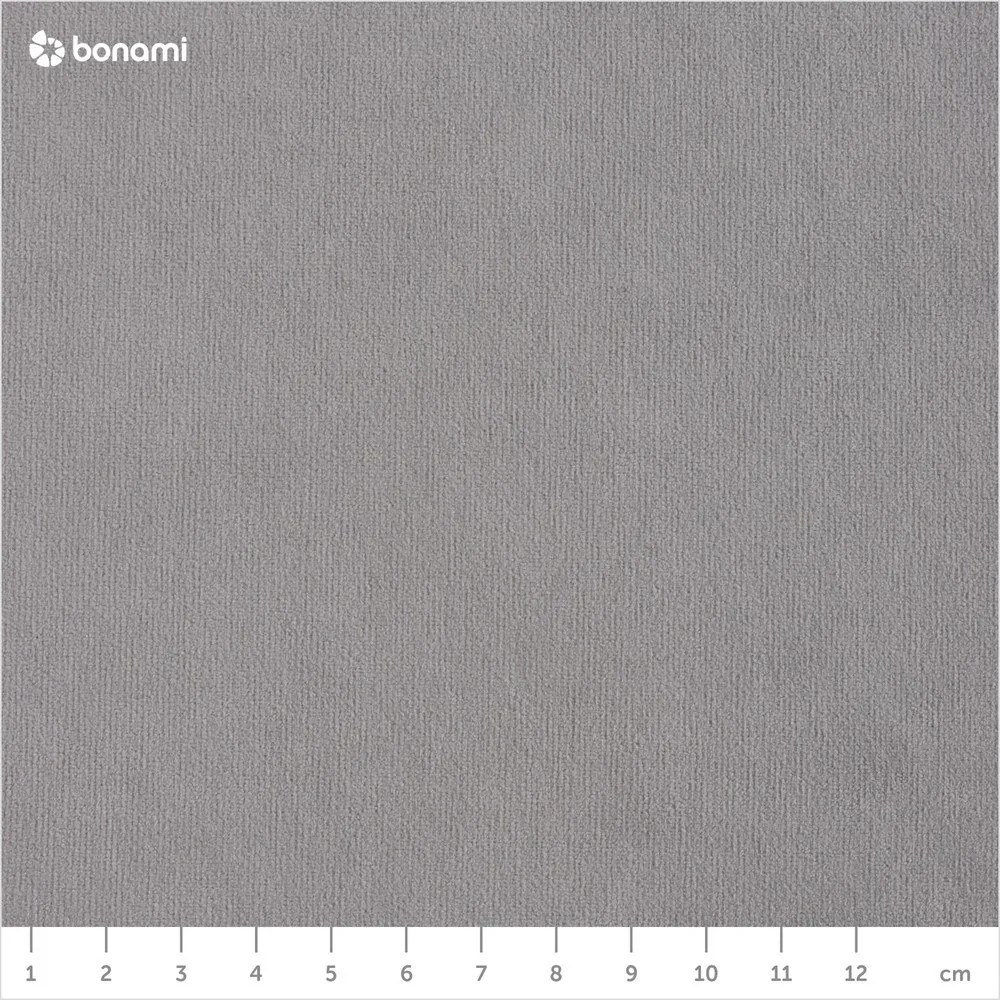 Светлосиво кадифено ъглово канапе, десен ъгъл Stylish Stan - Miuform