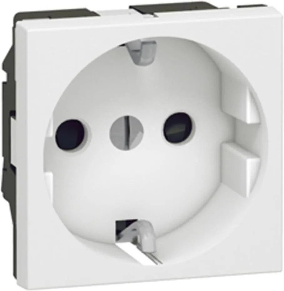 Legrand Контакт ШУКО 16A 2 мод. цвят бял Mosaic  - 278210L