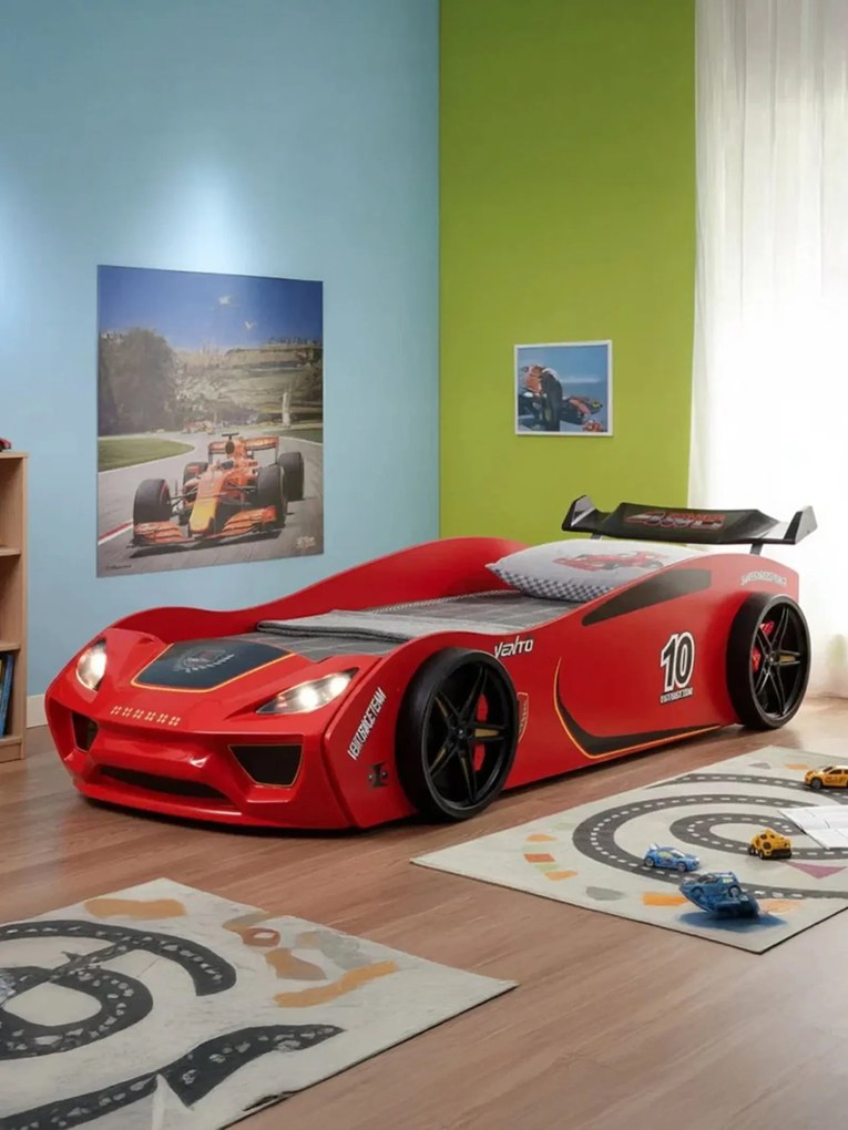 Детско легло кола Vento Eco Sportline-червен
