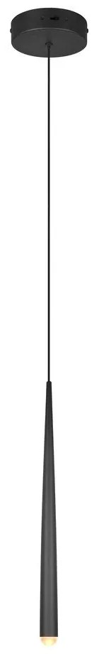 Черно LED висящо осветително тяло ø 14 cm Cala – Trio Select