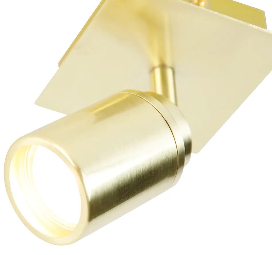 Модерен баня прожектор месинг квадрат IP44 - Ducha