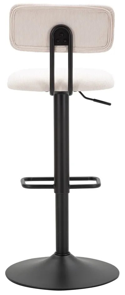 Бяло-черен бар стол с регулируема височина (височина на седалката 61 cm) Tina – Mauro Ferretti