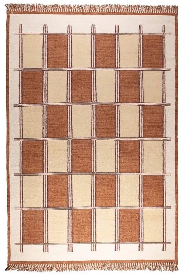 Теракотен памучен килим 160x230 cm Gambit – Dutchbone