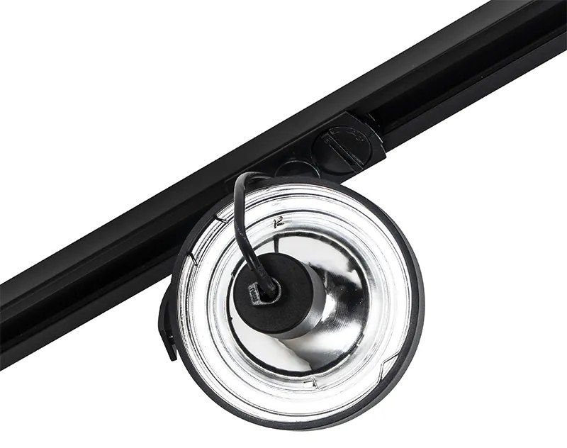 Релсов прожектор 1-фазен черен - Go