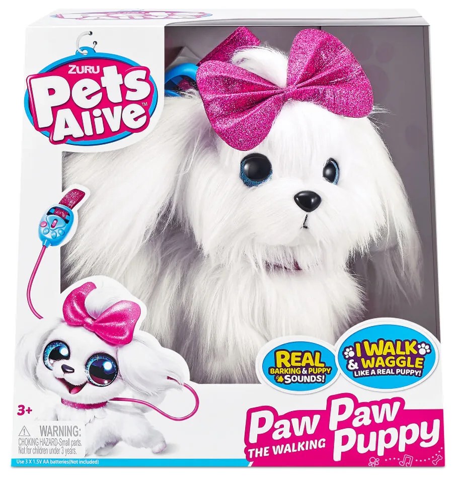 Интерактивно Куче Lil Paw Paw Puppy Pets Alive 30 x 18 x 30 cm