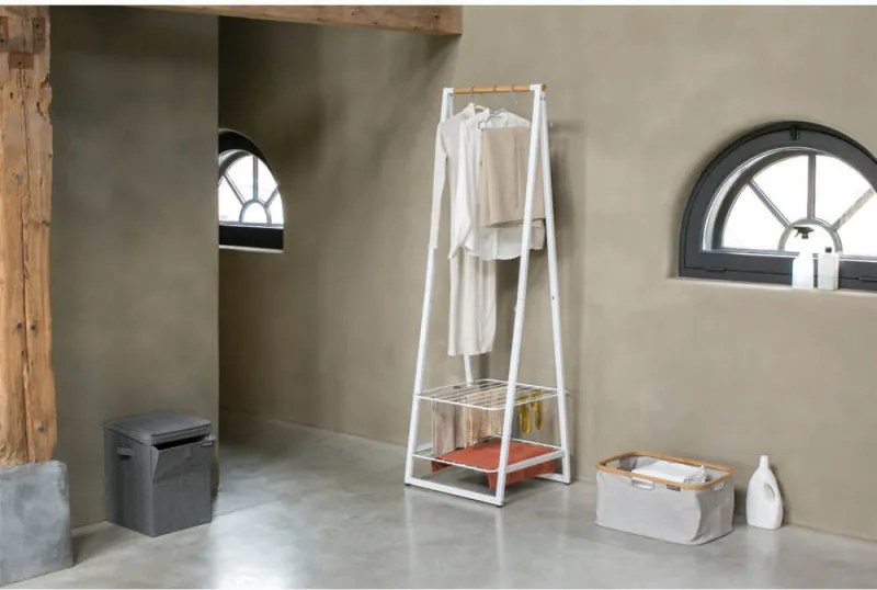 Кутия за пране Brabantia Stackable 1000828, 35 л, Преден отвор, Широк капак, Сгъваема, Черен
