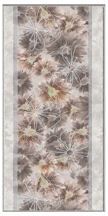 Бежова пътека подходяща за пране 58x240 cm Blooming – Oyo Concept