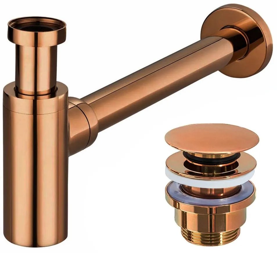 Сифон Rea Click-Clack Copper