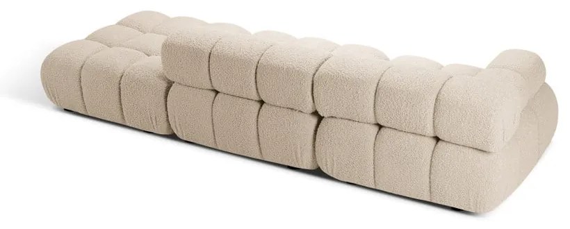 Бежов модулен диван от прежда с примки от букле 288 cm Bellis – Micadoni