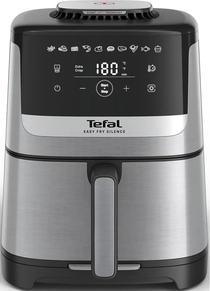 Tefal - Въздушна фритюрница 5 л EASY FRY SILENCE 10 в 1 1400-1670W/230V